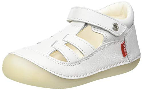 Kickers Sushy, Salomés Fille, Blanc, 20