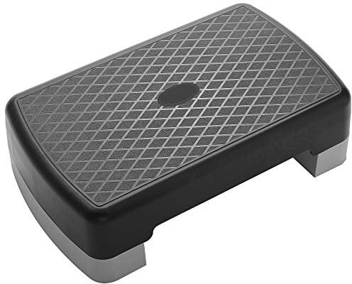 Fitvids Unisex-Erwachsene Aerobic Step, schwarz/grau