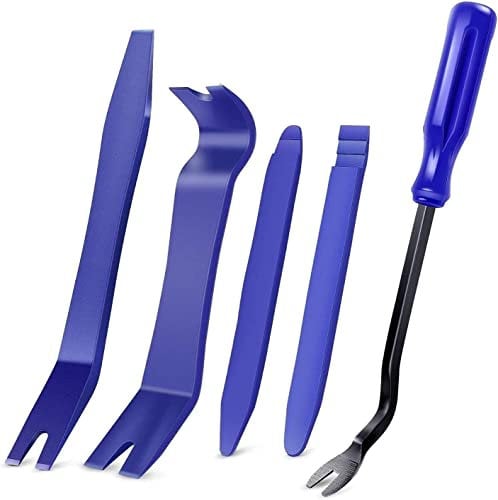 SILULCM Trim Removal Tool, Car Upholstery Repair Kit, Car Door Audio Panel Trim Removal Set, Fastener Terminal Remover Tool Set Clips Pry Kit Auto Clip Pliers