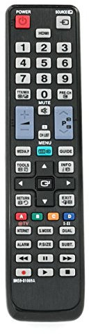 AULCMEET BN59-01069A - Mando a Distancia Compatible con Samsung BN59-01014A RM-L919 UE40C654 UE40C6620 UE37C6530 UE37C6620 LE46C6520 LE46C6530 LE32C652 LE32C6 54 LE37C650 UE32C6620 UE37C6505