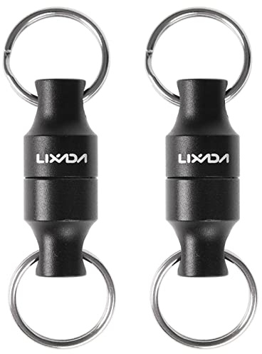 Lixada 2 Stück Fliegenfischen Magnetnetz Release Holder Keeper Magnet Clip Kescherverbinder