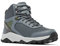Columbia Men's Trailstorm Ascend Mid WP waterproof mid rise hiking boots, Grey (Graphite x Nori), 9 UK