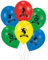 amscan Harry Potter Hogwarts 6 Luftballons