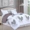 Imperial Rooms Super King Duvet Set Reversible Printed Bedding Sets Premium Brushed Microfiber Duvet Covers with Pillowcases (Leaf 260x220 CM)