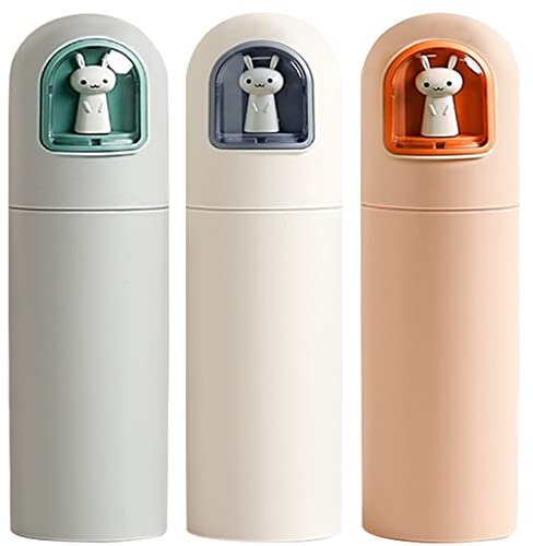 Suuwwn Zahnbürsten Etui Kinder,3 Stück Zahnbürste Reiseetui Portable Zahnbürstenhülle Mundspülbecher Reisebox Kreativer Reisezahnbürste Set Zahnputzbecher für Camping,Reisen, Wandern, Zuhause，B
