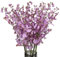 Künstliche Seidenorchideen, 10 Stück (je 94 cm), violette Orchideen, künstliche Orchideen, langer Stiel, künstliche Seidenblumen für drinnen und draußen, Hochzeit, Zuhause, Büro, Dekoration (lila)