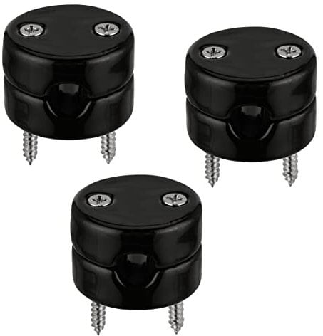 3er Pack, Porzellan Retro Kabelhalter, Kabelführung