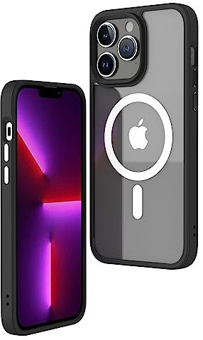 Shine Wine Hybrid iPhone 14 Pro Case MagSafe -Wireless Charging - Dual-Layer Protection, Precise Cutouts, Sleek Design, and Enhanced Grip – Durable Mobile Cover for Ultimate Phone Protection