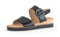 Gabor Damen Keilsandalen, Frauen Sandalen,Moderate Mehrweite (G),flach,Sommerschuhe,Freizeitschuhe,schwarz(Kork/schw),40 EU / 6.5 UK