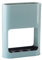 Ataoyus Porta ombrello in plastica, vassoio di recupero rimovibile, porta ombrello, design nero, bianco, porta ombrello, design esterno, 22 x 9 x 28 cm, organizer 4 ombrelli, cavalletto in corridoi,