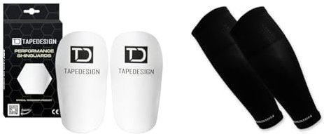 TAPEDESIGN® - Performance Shinguards 2.0 & – „Tubes” 1 Paar Fußball Stutzen Sleeves Tubes Match und Training