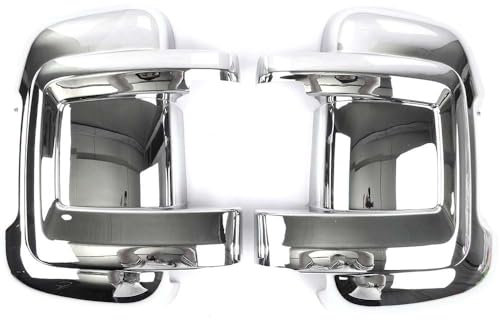 ROBUST Chrom Spiegelabdeckung Zierblende Schutz für Citroen Relay Fiat Ducato Peugeot Boxer ab 2006