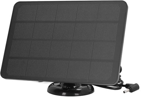 10-W-Solarpanel für Ring Spotlight Cam, Ring Stick Up Cam, IP65 Wasserdichtes, Wetterbeständiges Outdoor-Solarladepanel mit Verstellbarer Halterung, Sicheres