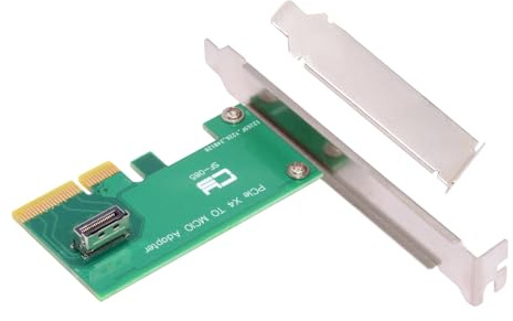 NFHK PCI-Express 5.0 4.0 4X auf MCIO Mini Cool Edge IO Female Host Adapter für PCIe Nvme U.2 SSD