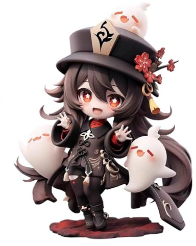 Jilijia Ganyu/Hutao/Xiao/Klee/Venti Guardare Up Figura PVC Anime Versione Q Figura Ragazza Action Figure Modello Statua