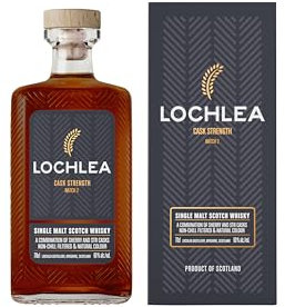 Lochlea Cask Strength Batch 2 | Lowland Single Malt Scotch Whisky | 60% ABV | 70cl | Rich Sherry Flavours | Older, Bolder & Completely Undiluted | Matured in PX, Oloroso & STR Casks | A Complex Whisky