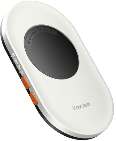 VAYDEER Air 3 Mouse Jiggler, mechanisch, Weiß | einstellbarer Timer, treiberfreies Plug-and-play, leiser Betrieb, für Windows und macOS, für Homeoffice und PC