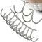 Ganchos Tazas Cocina,Suuwwn 10 Pcs Tazas Ganchos Debajo del Gabinete Taza de café Ganchos Soporte Tazas Cocina Almacenamiento Ganchos Utensilios de Cocina Lazos Cinturones y Bufanda Colgando Gancho
