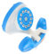 QUMIIRITY Telefono Per Mini Telefono Interattivo Sviluppa Abilità Comunicative Ruolo Immaginativo Compleanno Per Blu