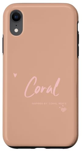 Hülle für iPhone XR Koralle bedeutet Inspiriert von Korallenriffen