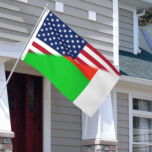Amérique Madagascar Madagascar Drapeaux Avec Œillets Drapeau De Jardin Décoratif Drapeau Pour Célébrations Cour Bar 3X5Ft