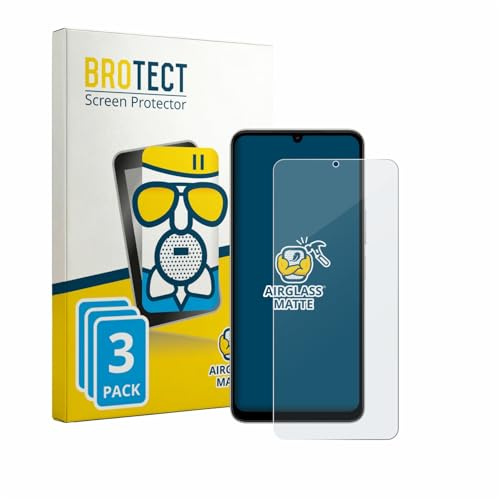 BROTECT Entspiegelungs Schutzglas für Vivo Y11 2026 (3 Stück) Schutzfolie Panzer Glas Matt [Extrem Kratzfest 9H, Anti-Reflex, Anti-Fingerprint]