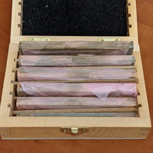 BEAZOOM Set di 12 cuscinetti paralleli da 120 mm in lega di acciaio per morsa CNC fresatura tornio con custodia in legno