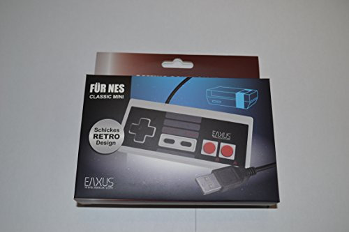 Eaxus® USB Controller im Classic Design - 1,8m Retro USB Gamepad