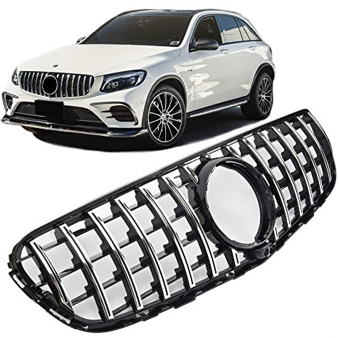 GCP Grill Sport Kühlergrill passt für Mercedes X253 GLC-Klasse im PANAMERICANA 360°