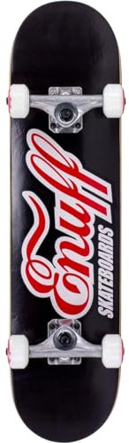 Enuff Skateboards Classic Logo Skateboard, Erwachsene, Unisex, Schwarz (schwarz), 19,9 cm (7,75 Zoll)
