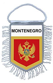 Akachafactory Wimpel mini Flagge Fahne flaggen miniflagge Montenegro