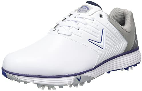 Callaway 38M574BLK7019, Scarpe da golf Uomo, Bianco Navy, 42.5 EU