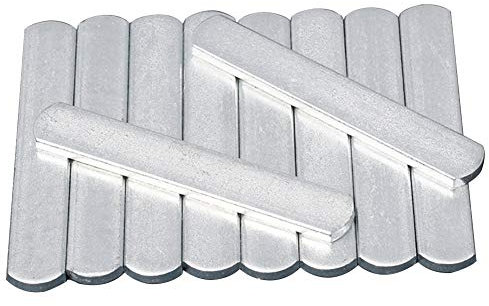 Fayeille Gewichtsweste, Stahlplatten für Krafttraining, rostfrei, verstellbar, lange Platte aus Stahl mit rundem Kopf, zum Laden der Beinschützer, Gewichtsweste