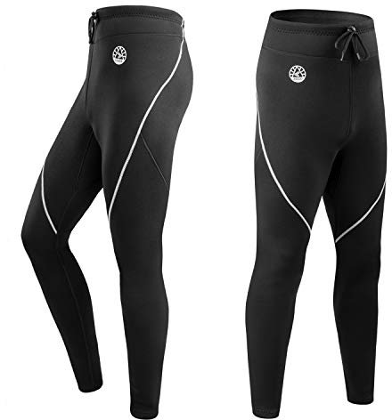 ZCCO Herren-Neoprenanzug, 1,5 mm lang, Neopren, zum Surfen, Kajakfahren, Schwimmen, Tauchen, Kanufahren (QSK-grau, 4XL)