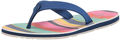 Roxy Women's Vista Sandal, Blue Stripe, 5 UK