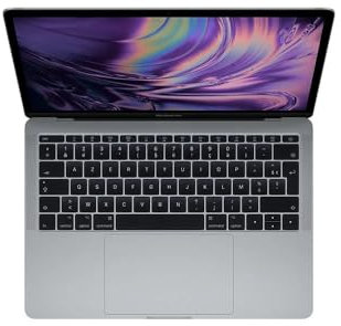 2017 Apple MacBook Pro with Intel 2.3 GHz Core i5 chip (13-inch, 8GB RAM, 128GB SSD Storage, Azerty France/Belgium) - SpaceGray (Reconditionné)