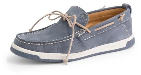 Travelin' Frauen Falmouth Damen - Mokassin - Maritim - Leder - Blau - 38