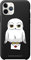 Personalaizer Originalhülle kompatibel mit iPhone 11 Pro, Schwarz mit einem Design von Harry Potter Hedwig