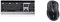 Rapoo E9270P kabellose Tastatur, 5 GHz Wireless via USB, flaches Aluminium Design, Full-Size, Multimedia-Touch Tasten, DE-Layout, schwarz/Silber & M500 Silent kabellose Multi-Mode Maus, schwarz