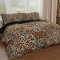 PETTI Artigiani Italiani - Set Copripiumino Singolo 160x200 cm (1 Federa 50x80 cm Inclusa), Parure Copripiumino Morbida Microfibra con Stampa Digitale - Made in Italy - Animalier 04