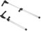 Barra de soporte para ventana de autocaravana, 2 unidades con cremallera, 310 mm a 435 mm, barra de soporte telescópica para ventanas de caravana, campista, remolque, yate