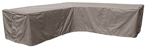 Raffles Covers Lounge Abdeckung 240 x 240 x 90 H: 70 cm | Atmungsaktiv | Wasserdicht | UV - beständig | Doppelt genähte, PU-versiegelte Naht | Elastischer Kordelzug |