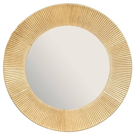 Atmosphera - Spiegel Milda Metall - Gold - D90 cm - Golden
