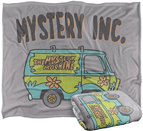 SCOOBY DOO! Optimalweiche Kuscheldecke von Silky Touch, 152 x 127 cm