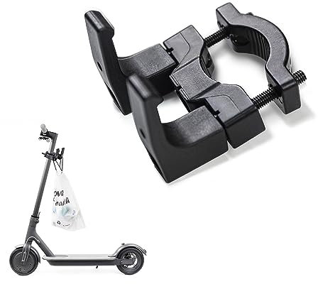 Fronthaken Elektroroller Haken für Elektroroller Doppelhakendesign Haken für Roller Multifunktionshaken E Roller Haken Scooter Zubehör für Roller Elektroroller E Scooter, Schwarz, 1 Stück