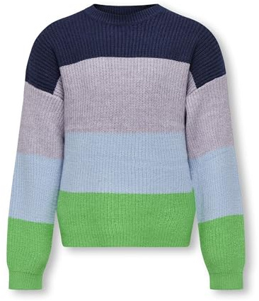 ONLY Girl Strickpullover Gestreifter Strickpullover