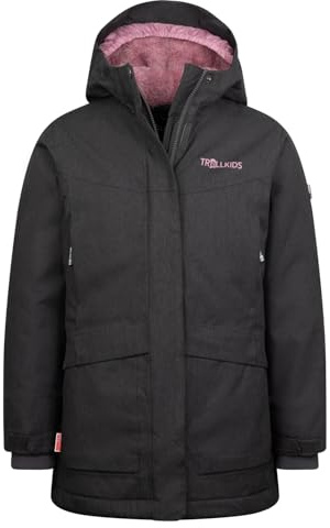 Trollkids Girls Oslo Coat PRO 164, Grey