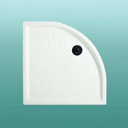 Kiamami Valentina Piatto Doccia in Ceramica Bianca 90x90 semicircolare h6cm Malta