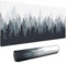 XXL Mousepad -900 x 400mm - Mouse Pad Large Size - verbessert Präzision und Geschwindigkei XXL Geometrie Mauspad (Wald)