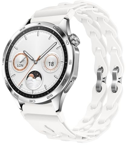 ZZMY 22mm UhrenArmband Silikon Kompatibel mit Huawei Watch GT5/GT5 Pro/Watch GT4/GT3/GT2 46mm/GT2 Pro/GT 2e Bänder, für Galaxy Watch 3 45mm/Gear S3 Frontier Ersatzarmband Damen Herren